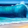 Ocean Beach Wave II giclee print for sale