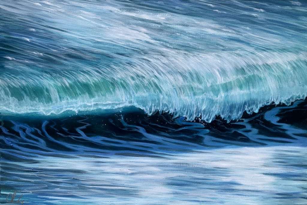 Emerald Wave II seascape