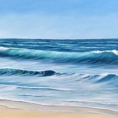 Ocean Waves IV giclee print for sale