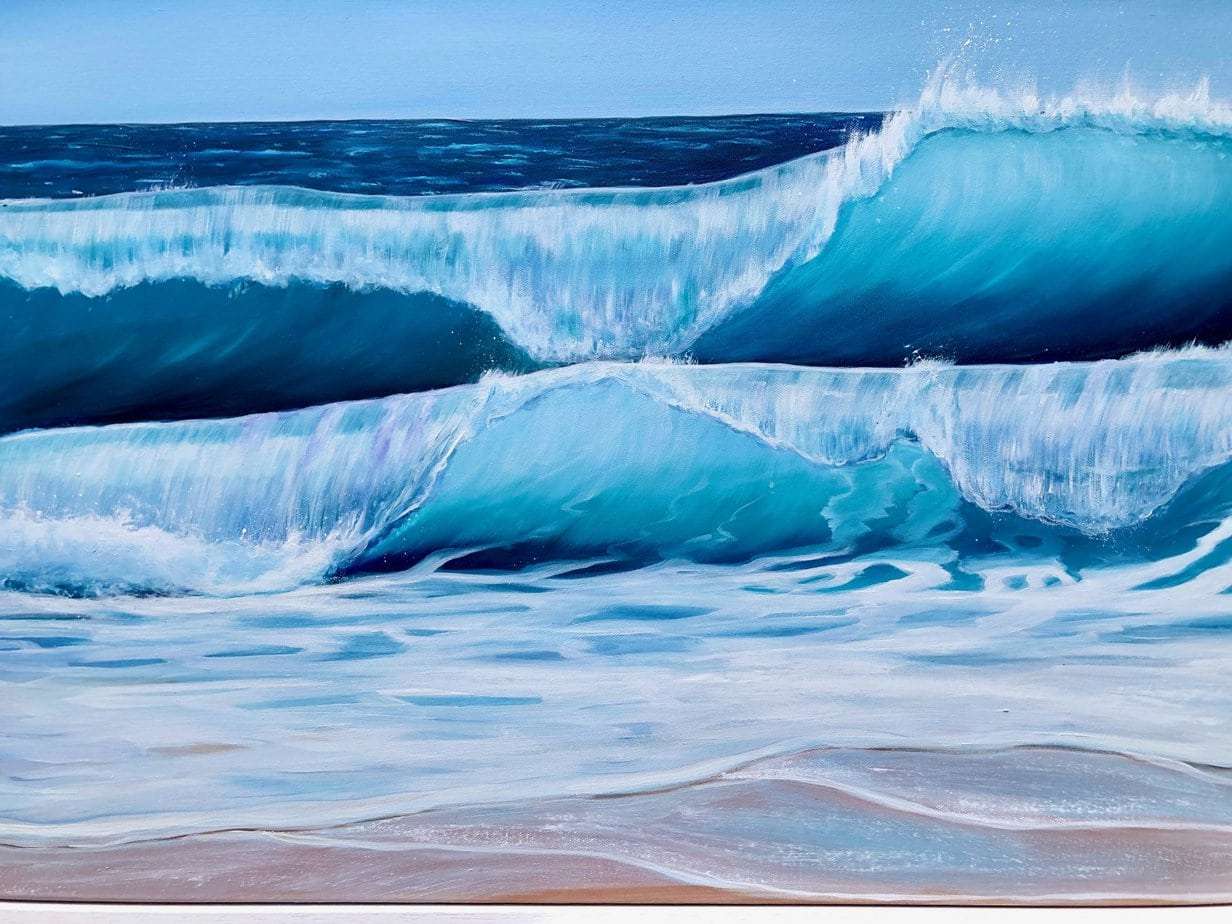Turquoise Beach II limited edition giclee print