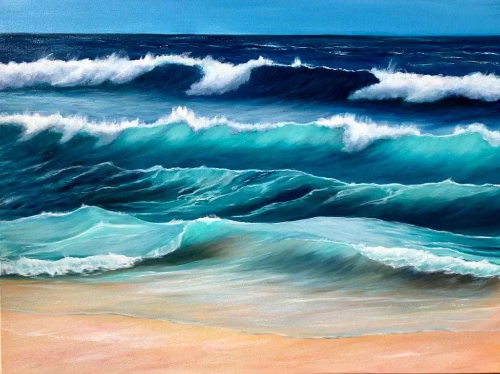 Ocean Waves II. giclee print