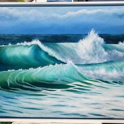 Sea Green Waves V