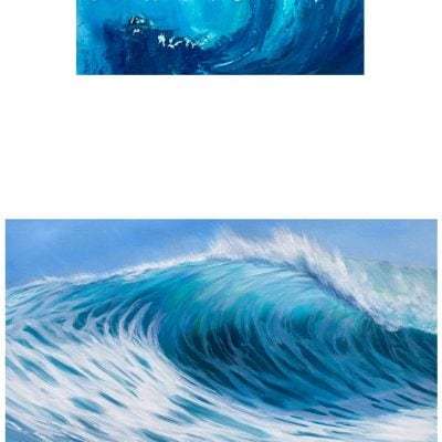 Sea Wave A5_Greeting_card